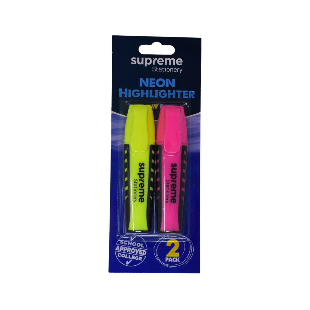 HIGHLIGHTER 2PK YLW/ PNK (HL-5020)